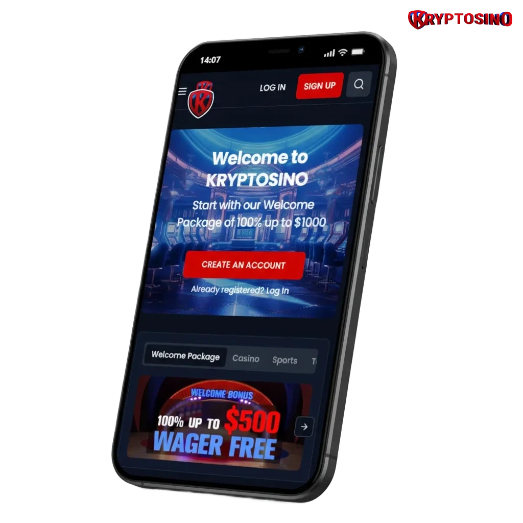 Download Kryptosino app for Android APK and iOS: fast, secure casino with multilingual support and crypto/fiat payments.