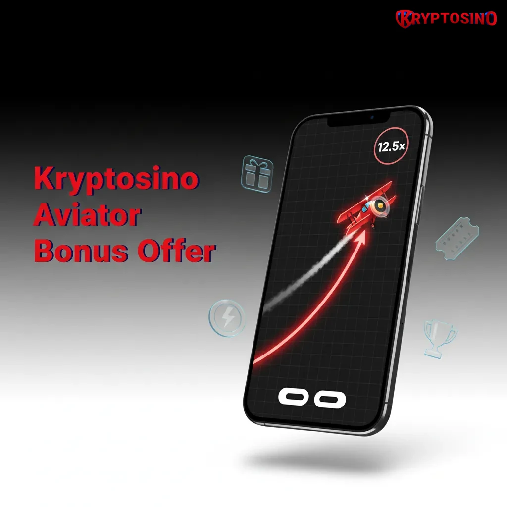 Kryptosino Aviator bonus banner: 100% up to $500 wager-free, min deposit CA$20, auto credit after qualifying deposit.