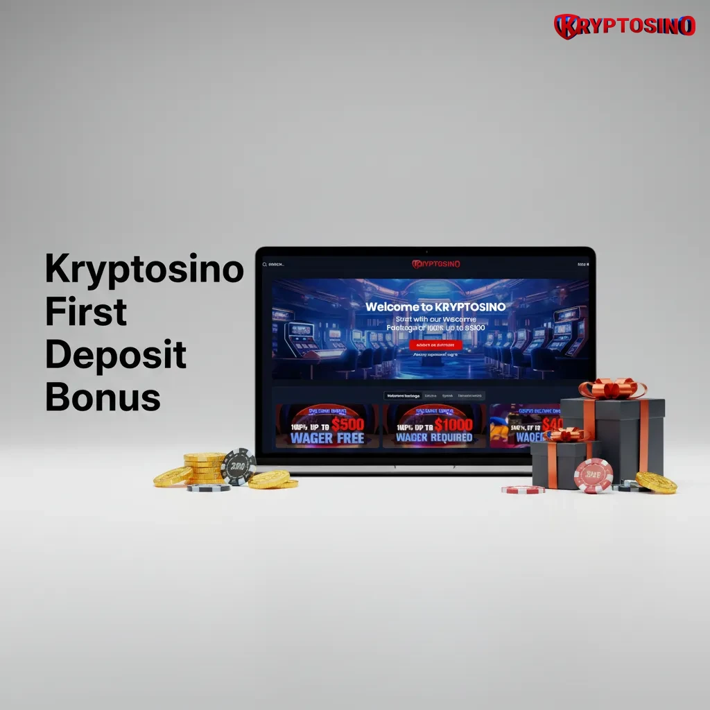 Kryptosino 1st Deposit Bonus: 100% match up to $500, wager-free. Min $20 CAD. Canada only. Casino & sports eligible.