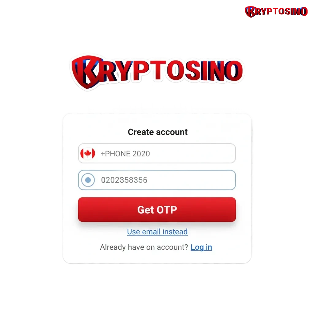 Kryptosino: register, login, verify for secure casino & sports betting in Canada; welcome bonus 100% up to $500, wager-free