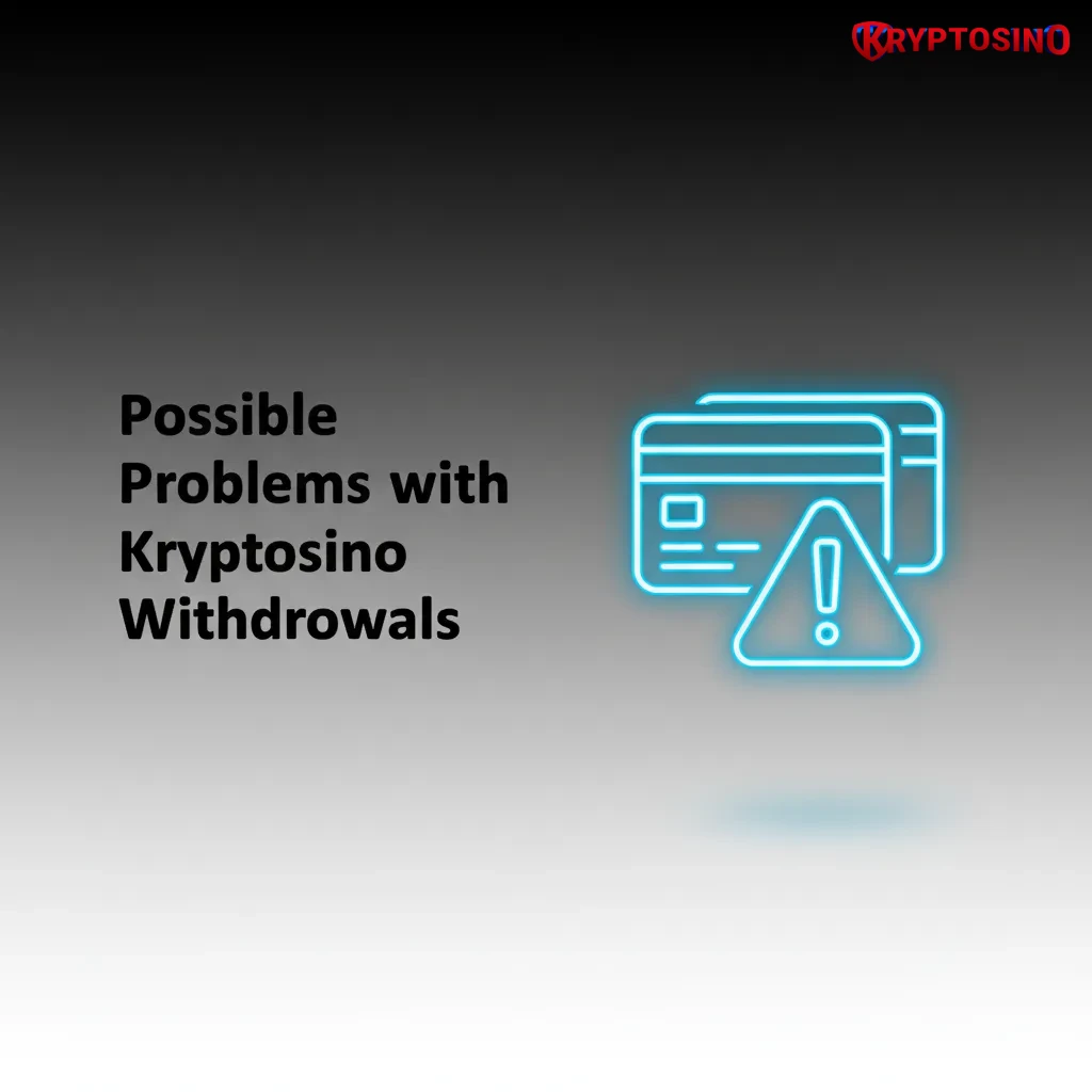 Possible Kryptosino withdrawal issues: KYC pending, wrong address/tag, network congestion, limits, network mismatch.