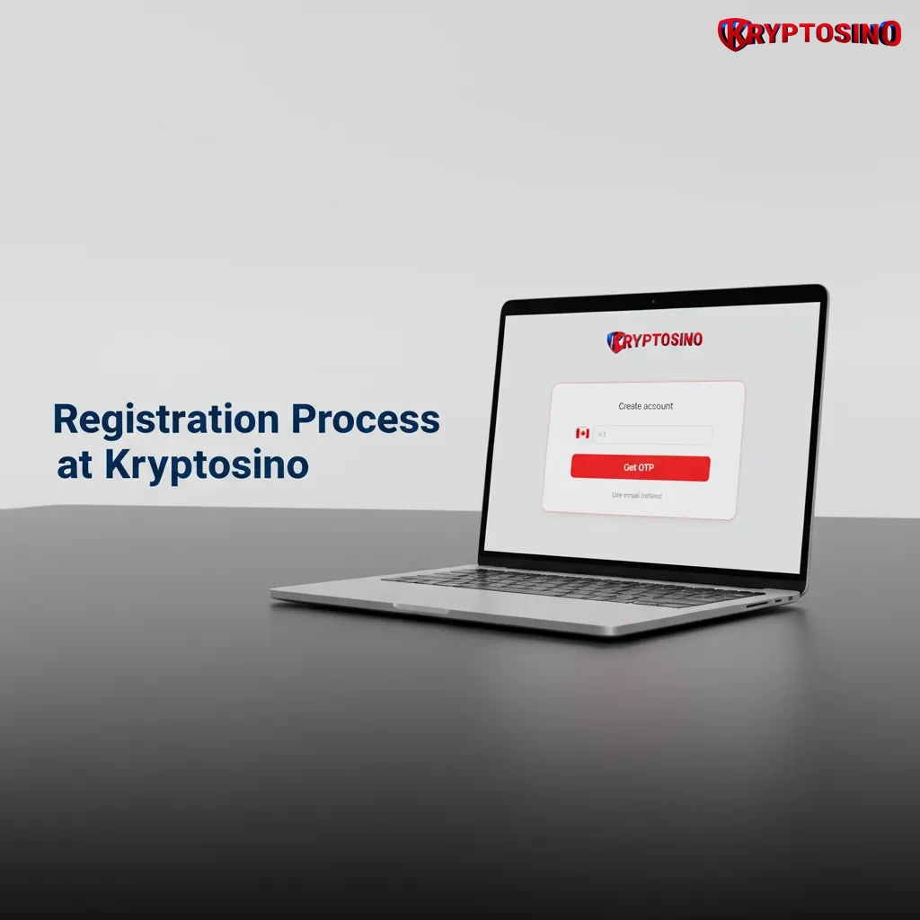 Kryptosino registration steps: sign up, enter details, verify email, set currency & 2FA, crypto deposit, claim bonus.